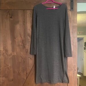 Lole Charcoal Long Sleeve Dress